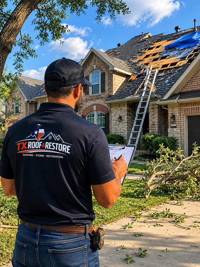 Storm Damage Roof Services in Dallas Fort Worth
