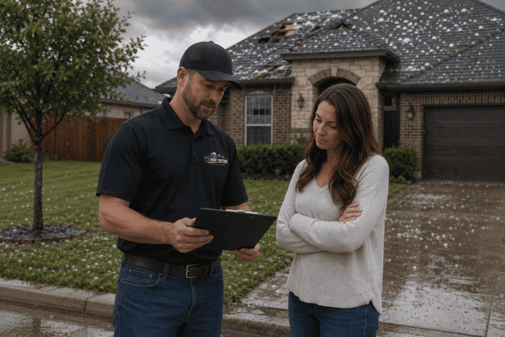 dfw storm damage roof consulting