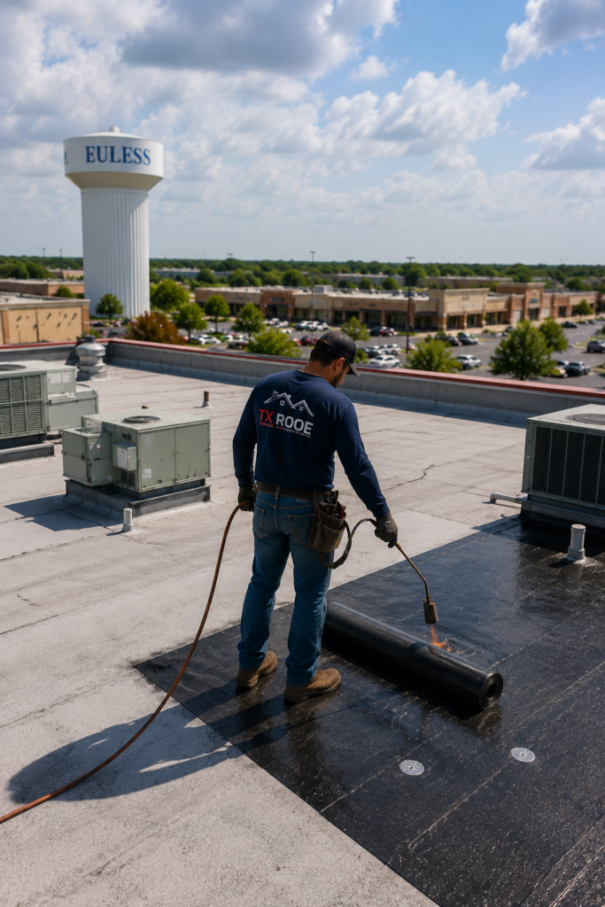 Commercial roofing company euless tx