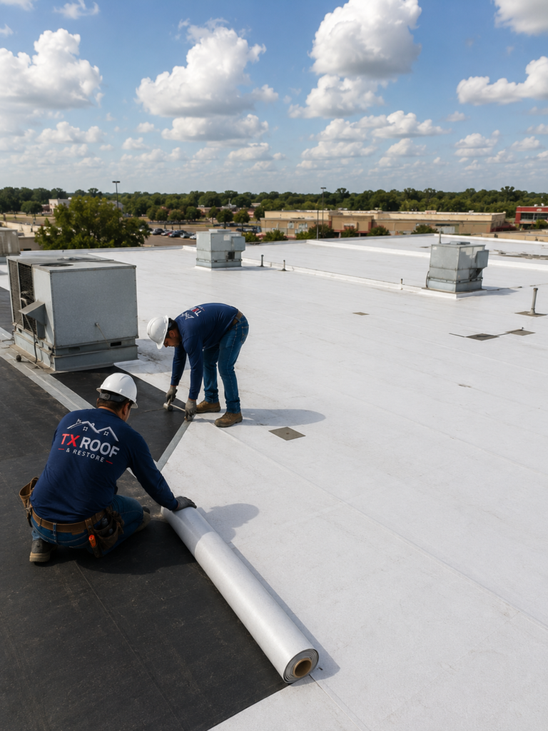 commercial roofing hurst tx