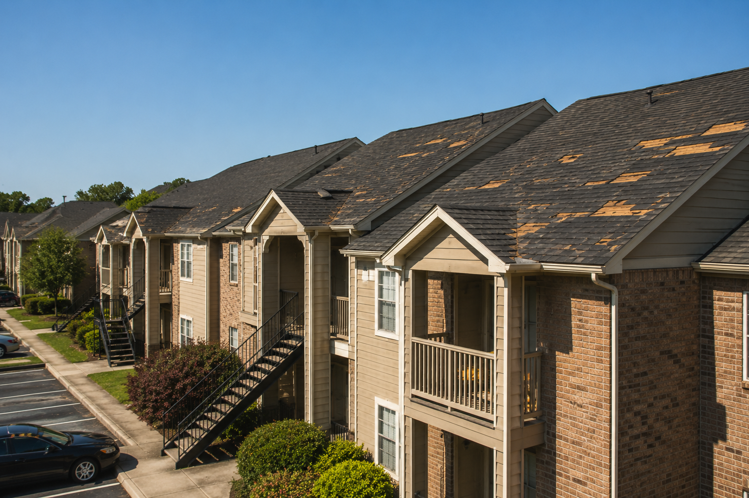 multifamily roof repair dallas fort worth metroplex