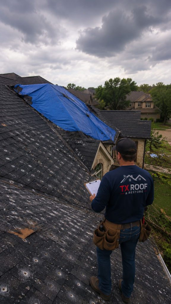 storm damage roofing services southlake tx